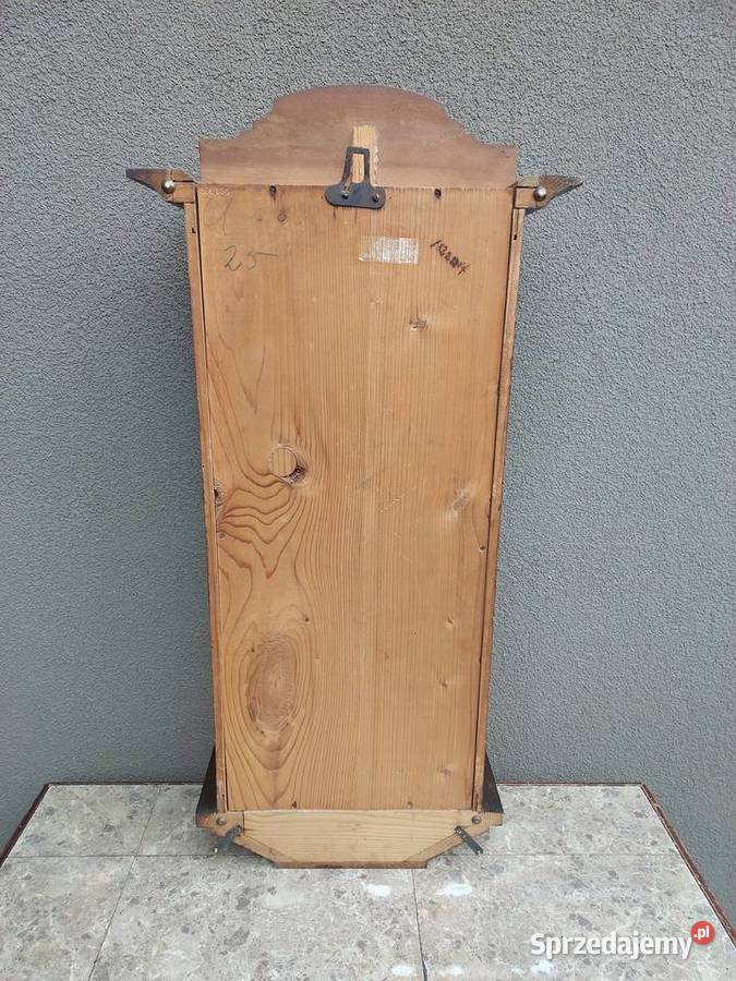 Stary zegar ścienny gabinetowy PHS przedwojenny Tczew