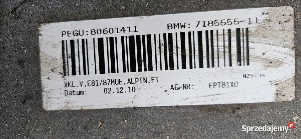 BMW 1 E81 E87 FL ZDERZAK PRZEDNI HALOGENY osobowe