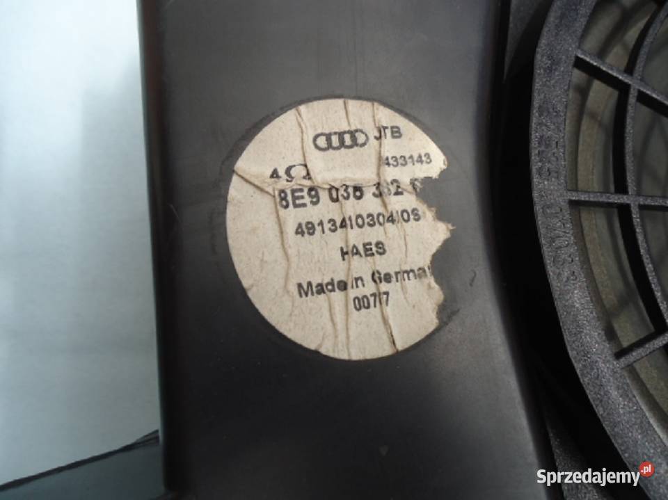 GŁOŚNIK SUBWOOFER WZMACNIACZ AUDI A4 B6 B7 Wyposażenie wnętrza Części samochodowe Jaworzno sprzedam