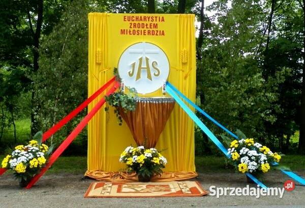 Kłos dekoracja Pierwsza komunia ołtarz Boże Pozostałe Dobrzyca
