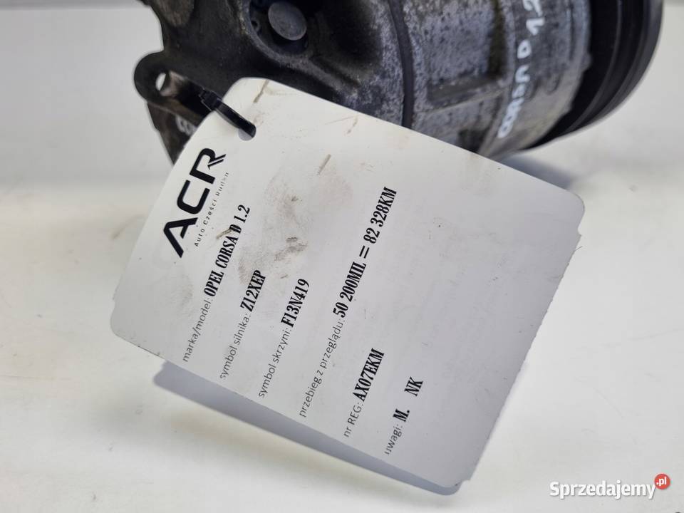 SPRĘŻARKA KLIMATYZACJI Opel Corsa D 12 16V Rudka