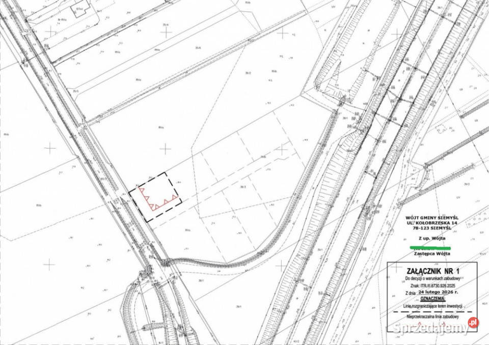 Działki budowlane 1070m do 1750m2 w pobliżu zachodniopomorskie Niemierze