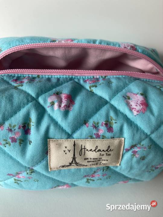 Kosmetyczka handmade bawełniana pikowana pomorskie Gdynia