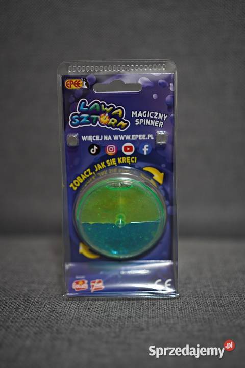 Magiczny spinner Lawa Sztorm niebieskożółty Epee Warszawa sprzedam