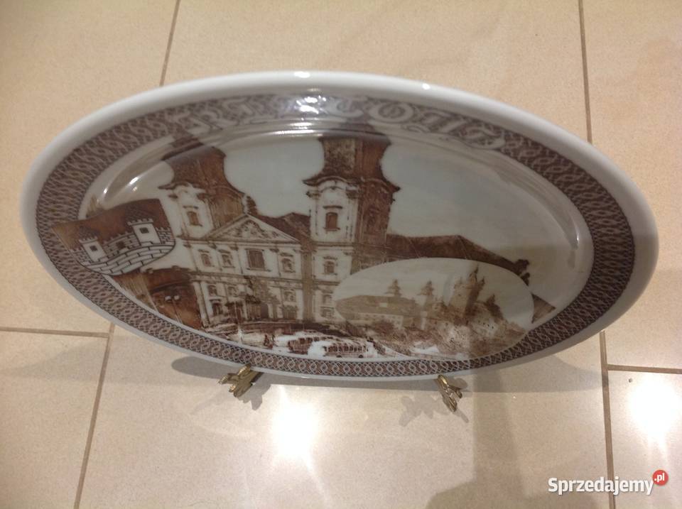 Talerz Dekoracyjny z Architekturą Miejską Nowa Sól