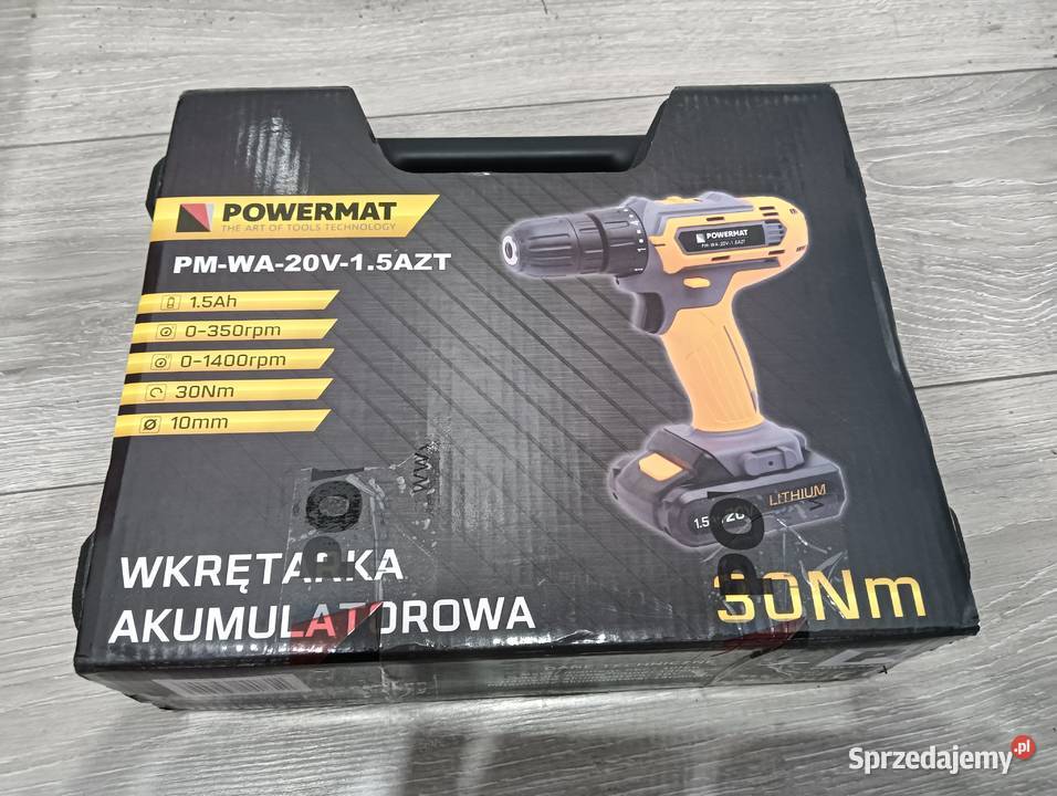 Wkrętarka Powermat zasilanie akumulatorowe 20 V Wałbrzych