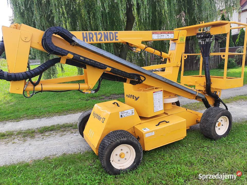 Podnośnik koszowy nifty light hr12 nde zwyźka Kobyla Góra