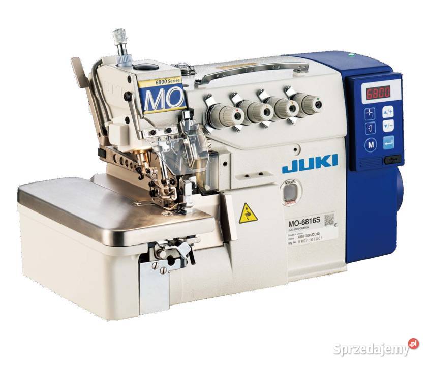 Overlock 4nitkowy JUKI MO6814SDD10 silnik SERVO Produkcja Słowik