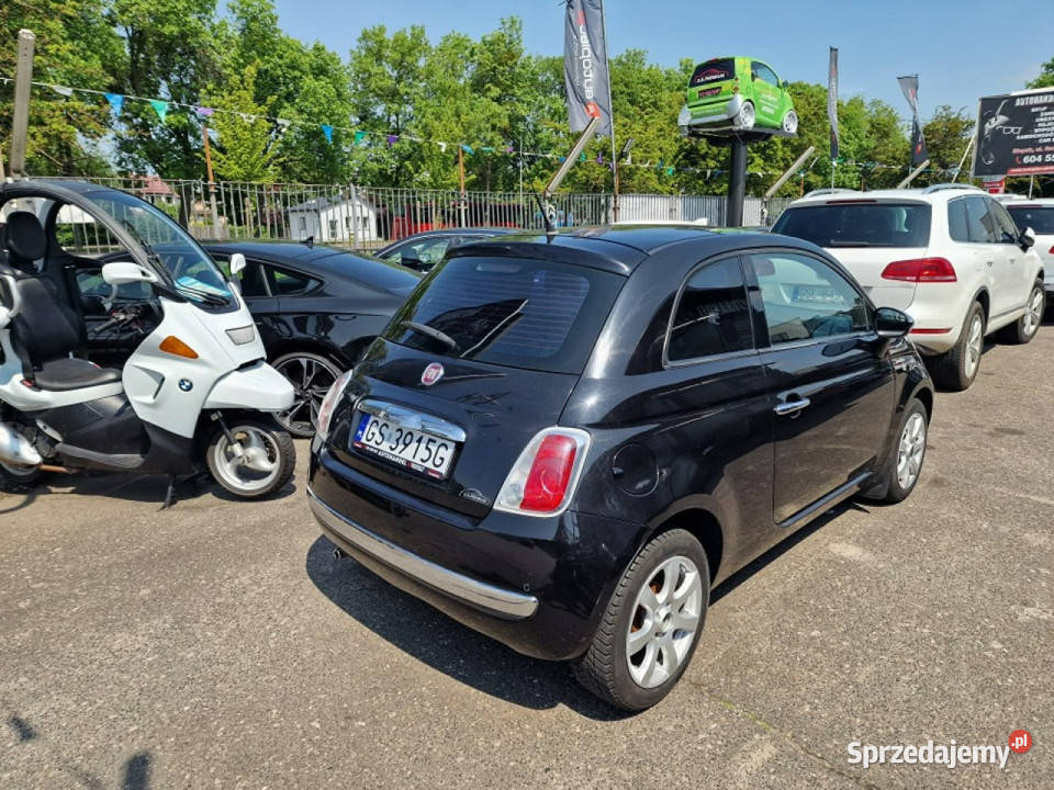 Fiat 500 12 Benzyna 69 Klimatyzacja Panorama wielofunkcyjna kierownica Słupsk