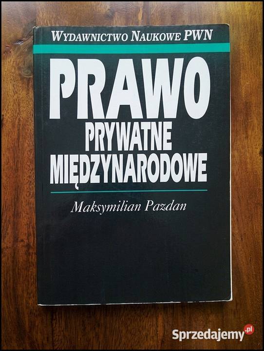 Prawo Prywatne Międzynarodowe podręcznik książka Warszawa