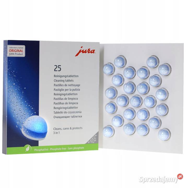 Tabletki czyszczące 3 in 1 Jura 25045 trójfazowe Opalenica