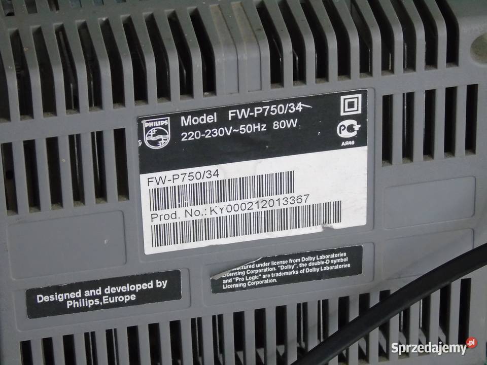 Wieża Philips FWP750 CD AUX RDS DOSTAWA Jasło sprzedam