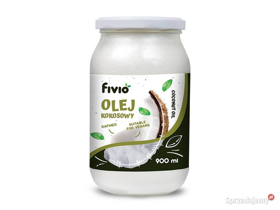 Olej kokosowy rafinowany 900ml FIVIO mazowieckie Warszawa sprzedam