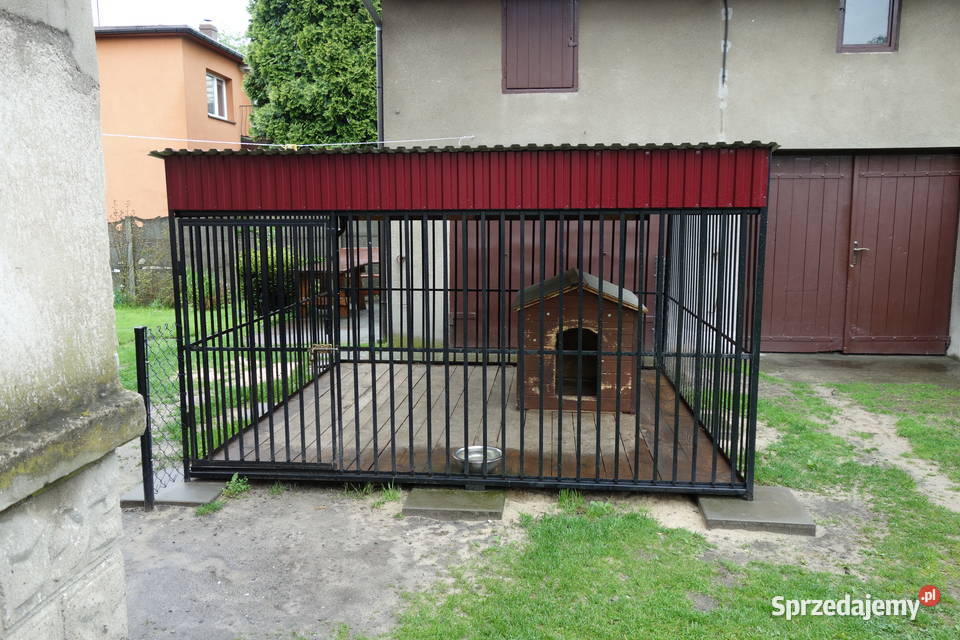 sprzedam używany 1 duży zadaszony kojec z budą Czechowice-Dziedzice sprzedam