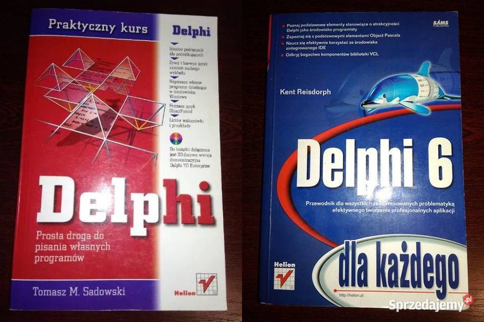 Ksiązki do pogramowania Delphi Pruszków sprzedam