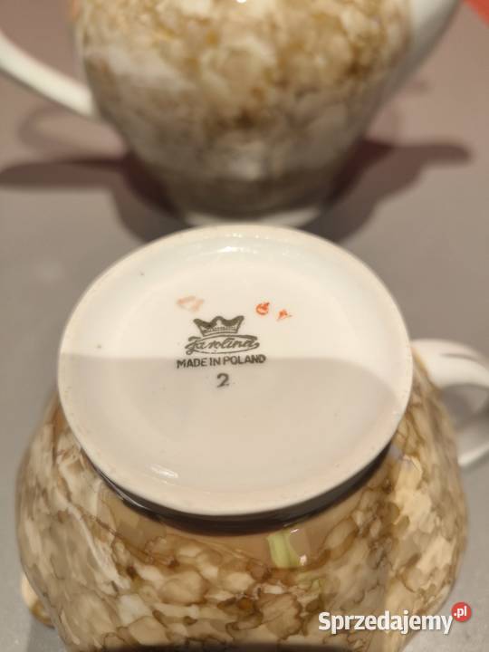 Dzbanek z mlecznikiem porcelana Karolina Poznań