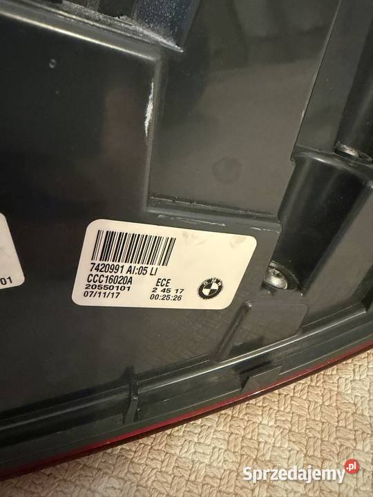 BMW F22 F23 F87 M2 lampa Lewa tył 7420991 Warszawa