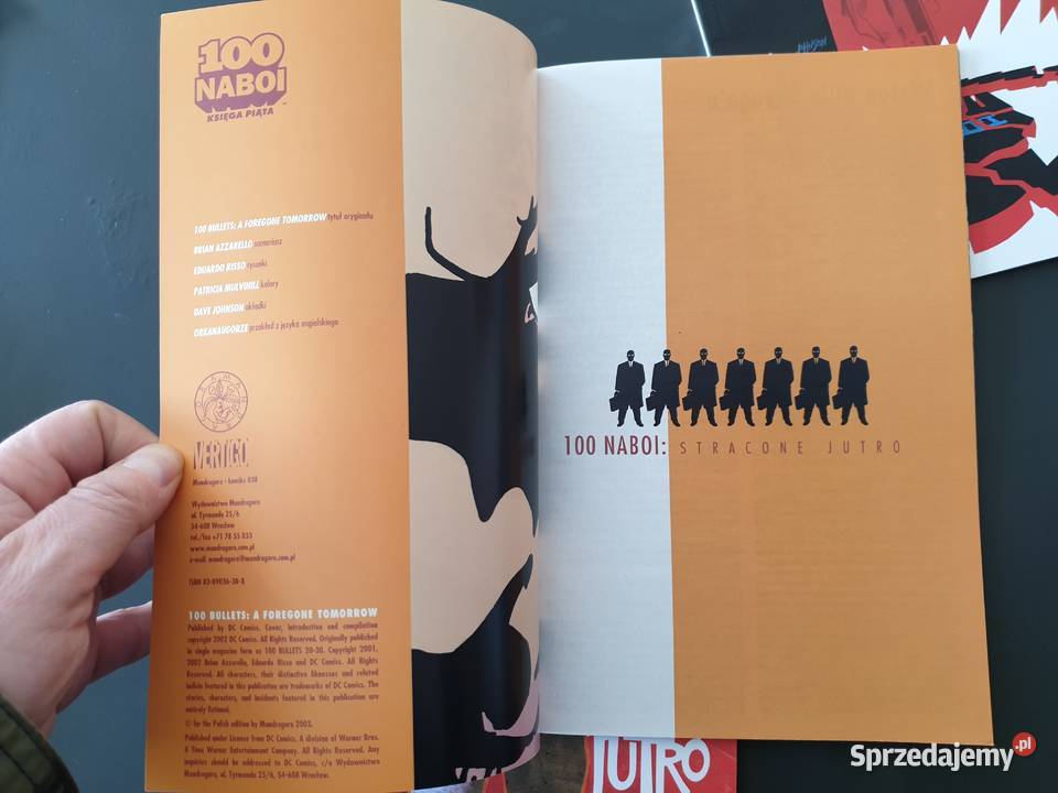 100 Naboi Stracone Jutro 3 komiksy komplet kredowy papier  Gdynia