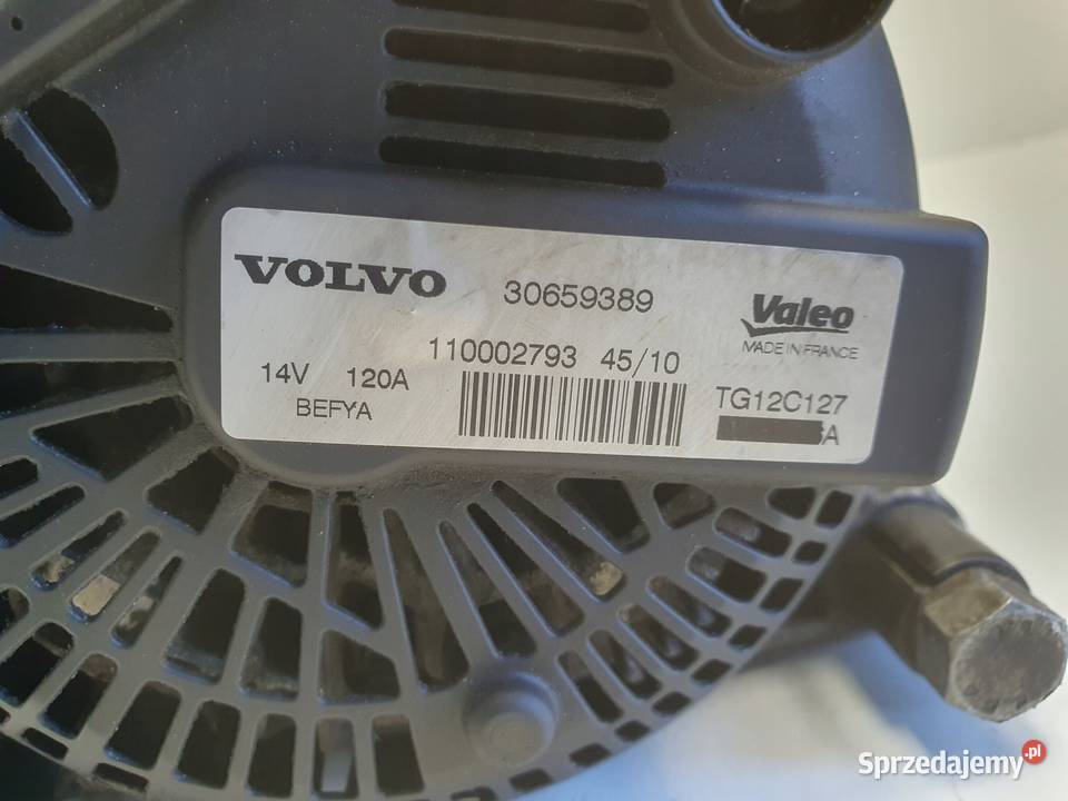 ALTERNATOR Volvo S40 II V50 16 D D2 30659389 Układ elektryczny silnika Chełm