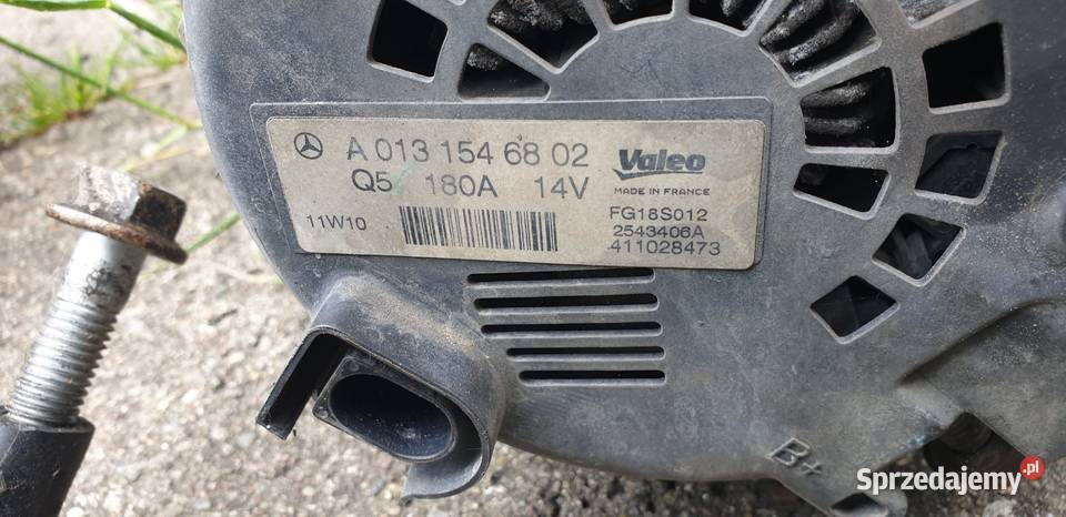 Sprinter 906 Alternator OM651 22CDI Wyposażenie elektryczne Układ elektryczny, zapłon Gdańsk sprzedam