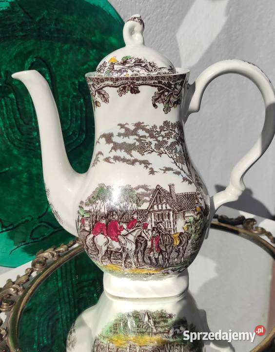 Porcelana angielska Myotts Country Life kolekcje Pabianice