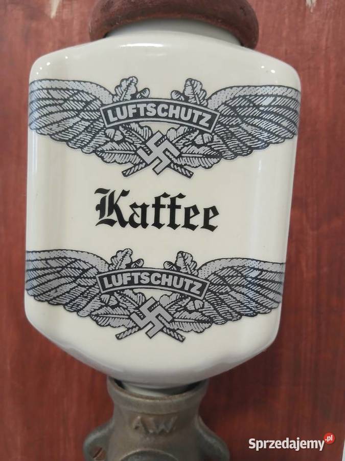 Mlynek 3 rzesza porcelana unikat Bytom