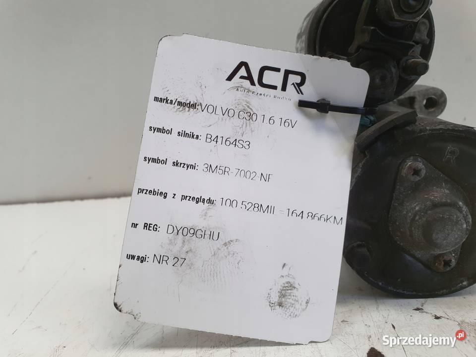 ROZRUSZNIK Volvo C30 S40 II V50 16 16V Układ elektryczny silnika Chełm