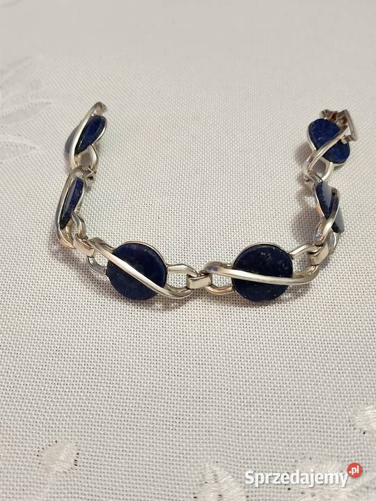 Srebrna bransoletka z kamieniem srebro Wodzisław Śląski