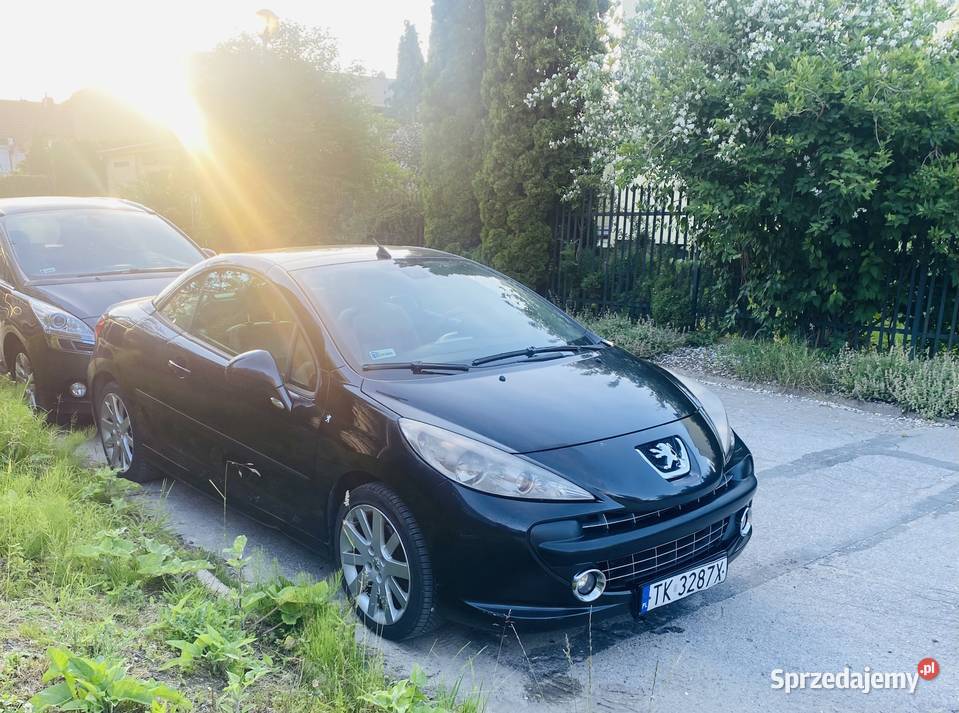 Piękny 207 CC sport czujnik zmierzchu Motoryzacja mazowieckie