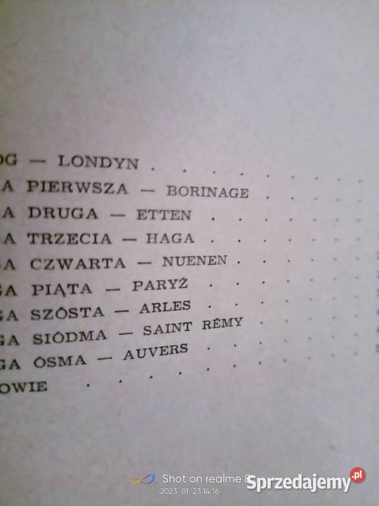 Pasja życia Stronę książki biografia Van Gogh Rok wydania 1969 mazowieckie Warszawa sprzedam