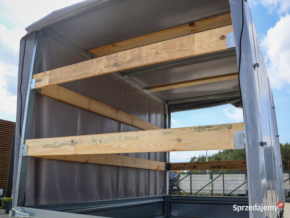 TEMARED TRANSPORTER 25152 przyczepa dwuosiowa burtowe sprzedam