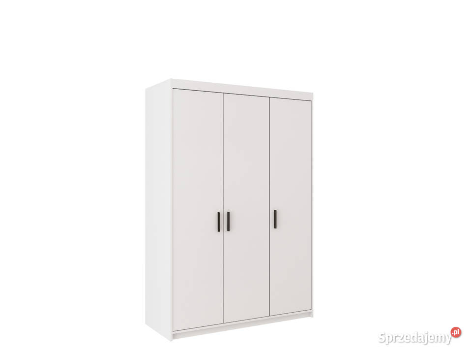 Szafa Trzydrzwiowa 133 Biała Dąb sonomaDąb Dom i Ogród Gliwice