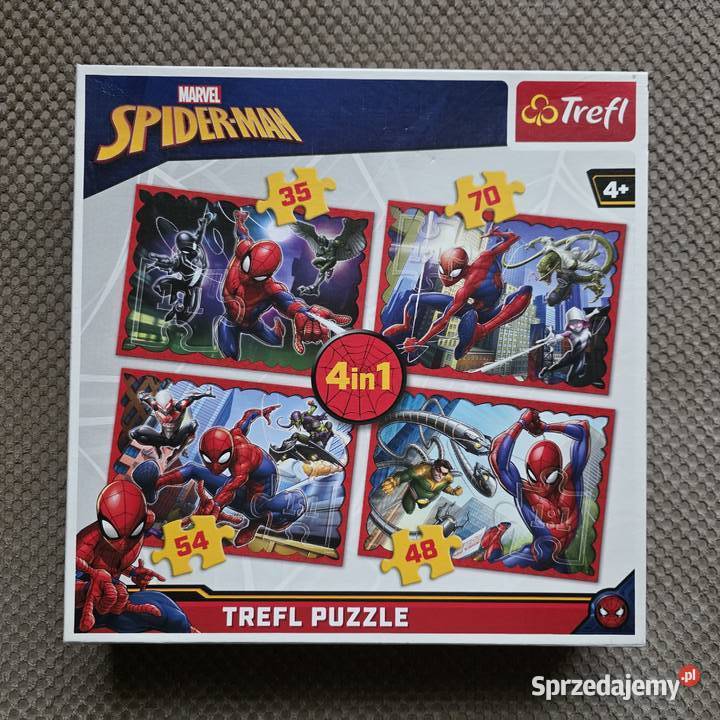 Marvel SpiderMan puzzle 4in1 Trefl Kraków
