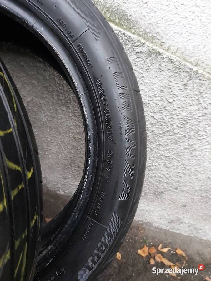 2 opony letnie 225x45x17 Bridgestone Opony kujawsko-pomorskie Bydgoszcz
