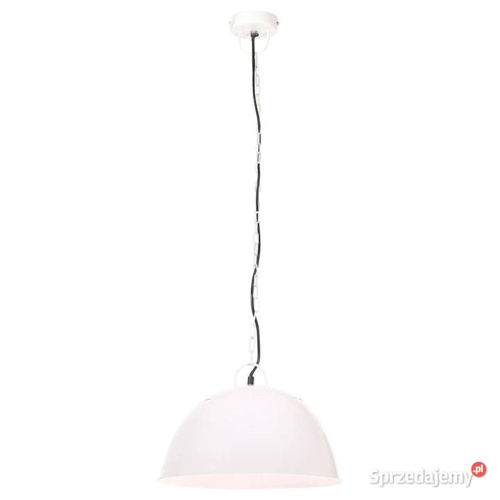 Industrialna lampa wisząca 25 W biała okrągła 41 Warszawa