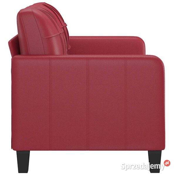 vidaXL 2osobowa sofa winna czerwień 140 mazowieckie sprzedam