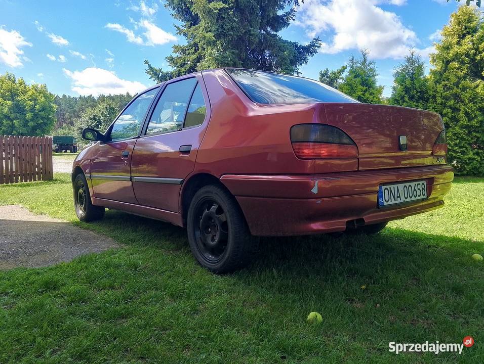 Peugeot 306 benzyna 14 czerwony Smarchowice Śląskie