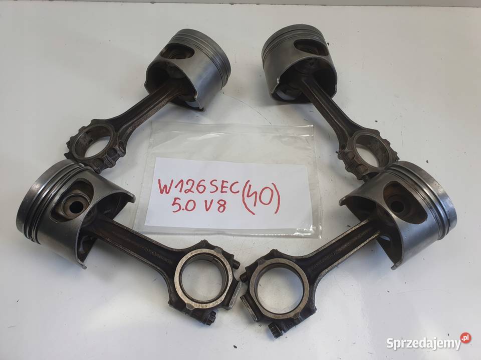 Mercedes W126 C126 56 V8 560 SEC TŁOK Korbowód Chełm