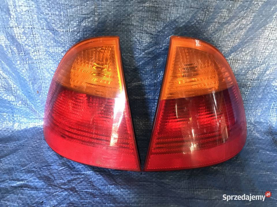 BMW 3 E46 Lewa Prawa Tył Tylna W Błotnik Narożna lampy tylne