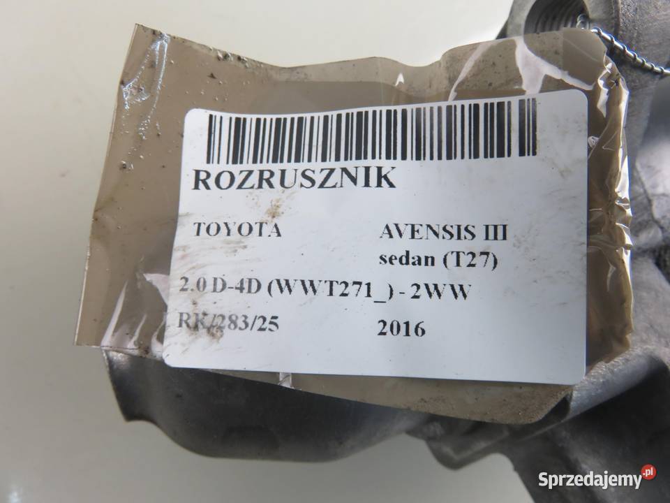 ROZRUSZNIK TOYOTA AVENSIS T27 20 D4D 0001138064 małopolskie