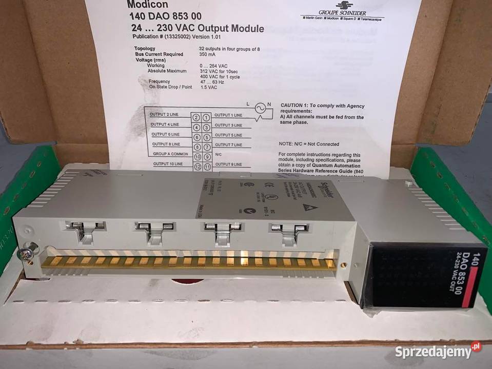 Schneider Electric 140DAO85300C AC Output Warszawa
