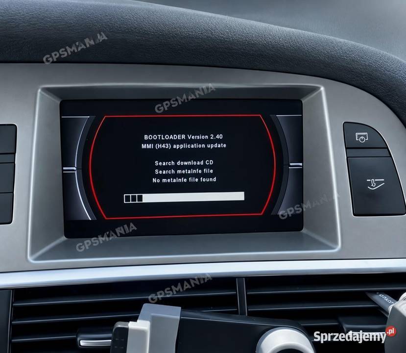 Audi MMI 2G Bootloader polskie menu aktualizacja łódzkie
