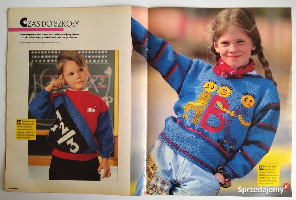 Modne Dzianiny Sandra 81993 Rok wydania 1993 pomorskie Gdańsk