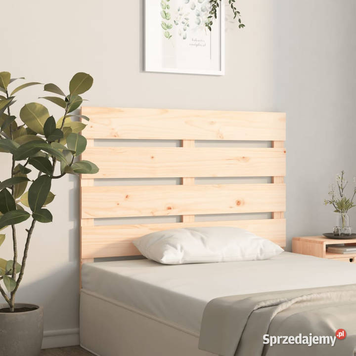 Wezgłowie łóżka 100x3x80 lite drewno sosnowe Warszawa