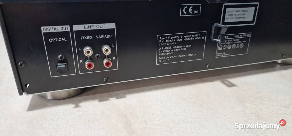 Sony odtwarzacz kompakt CD player CDP 415 CDP415 Międzychód