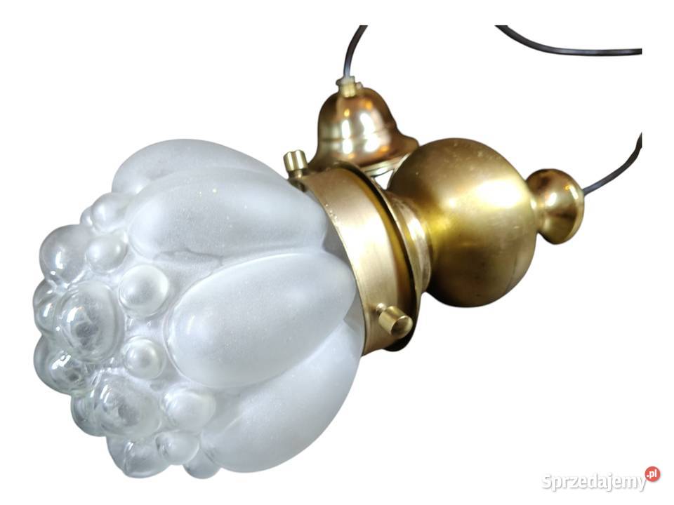 Lampa bubble H Tynell Limburg lata 60 vintage Kalisz