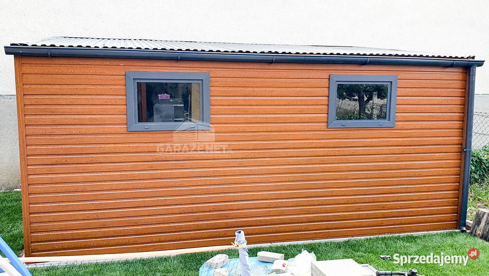 SCHOWEK DOMEK OGRODOWY 3m x 6m SPAD W PRAWO