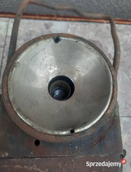 Stara lampa górnicza akumulatorowa FLG U6 pomorskie Tczew