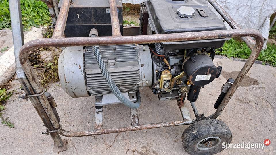 Agregat prądotwórczy AEG 5kVA Robin 400V Agregaty prądotwórcze Narzędzia Cieszyn