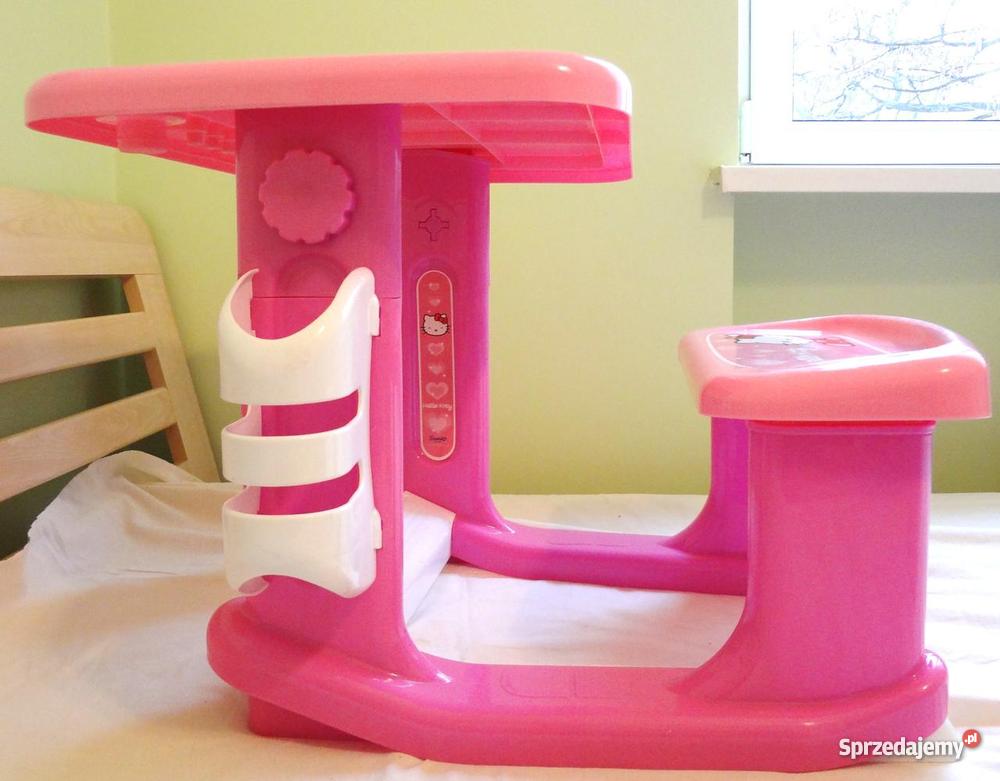 Różowe Biurko STOLIK Hello Kitty ŁAWECZKA z krze Meble Bydgoszcz